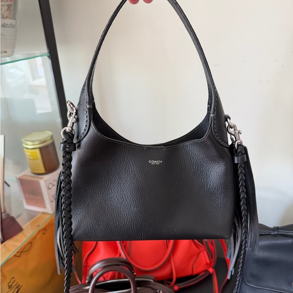 Coach Black Fringe Brooklyn 23